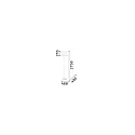 Staande lamp CYLINDER PT2 2-vlams E27 IP20, wit