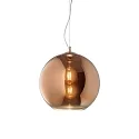 Pendant luminaire NEMO RAME SP1 D30, E27, Ø 30cm, copper