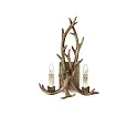 Wandarmatuur CHALET AP2 2-vlams E14 IP20, beige