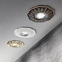 Downlight POLKA GU10 IP20, zwart, gepolijst dimbaar