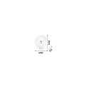 Ideal Lux Ceiling luminaire GEKO PL4, 4 flames, E27, white
