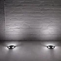 Ideal Lux Vloerinbouwarmatuur LANDING PT BIG 3-voudig, rond, begaanbaar GX53 IP67, zwart dimbaar