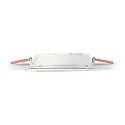 Paneelarmatuur GROOVE ROUND Ø 11.8CM plat, rond, on/off IP20, wit 