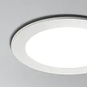 Ideal Lux LED recessed area light GROOVE ROUND, IP20, Ø 16.8cm, 20W 3000K 1550lm 110°, white