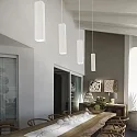 Ideal Lux Pendant luminaire SKY, height 30cm, incl. GU10 28W 2700K, adjustable height, white