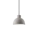 Pendelarmatuur OIL-5 E27 IP20, zwart, betongrijs