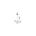 Ideal Lux Pendelarmatuur OIL-6 E27 IP20, zwart, betongrijs