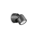 Outdoor wall luminaire XENO AP1, 1 flame, IP44, GU10, pivotable, matt black