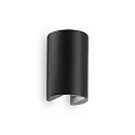 Wandarmatuur voor buitenshuis APOLLO up down IP44, zwart mat