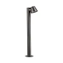 Outdoor floor luminaire GAS PT1, IP43, 80cm, GU10, aluminium / hardened glass, anthracite
