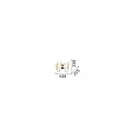 Ideal Lux Wandarmatuur STRAUSS 2-vlams E14 IP20, barnsteen, roségoud, transparant
