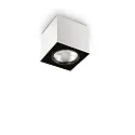 Plafondarmatuur MOOD SQUARE draaibaar GU10 IP20, staal, wit