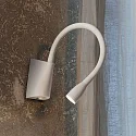 Ideal Lux LED wall luminaire GOOSE, 3W 3000K 200lm, with switch, white