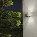 Ideal Lux Wandarmatuur SNIF SQUARE up down G9 IP44, transparant, wit