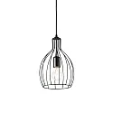 Pendelarmatuur AMPOLLA 2 instelbaar E27 IP20, zwart