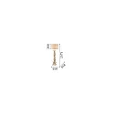Ideal Lux Staande lamp DRIFTWOOD 1-vlams, met lampenkap E27 IP20, canvas, hout