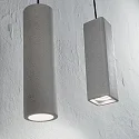 Pendelarmatuur OAK ROUND GU10 IP20, grijs, overschilderbaar