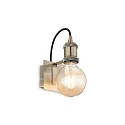 Wandarmatuur FRIDA E27 IP20, zwart, gepolijst