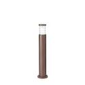 Lichtpaal TRONCO E27 IP65, koffie bruin 