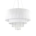 Pendelarmatuur OPERA 10-vlams, instelbaar E27 IP20, wit