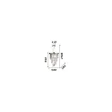 Pendelarmatuur CARLTON 12-vlams E14 IP20