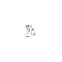 Ideal Lux Ceiling luminaire CARLTON, 8 flames, E14, Ø 40cm, E14, with octagon chains and chrystal rods, chrome