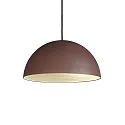 Pendelarmatuur FOLK Ø 40CM 1-vlams E27 IP20, mat, koffie bruin dimbaar