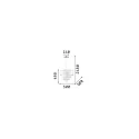 Ideal Lux Pendelarmatuur OPERA 4-vlams, instelbaar E27 IP20, wit