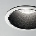Ideal Lux Plafondinbouwarmatuur GAME TRIM ROUND 85MM rond, stijf, UGR < 19, on/off IP40/IP20, zwart, wit 