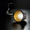 Ideal Lux Plafondinbouwarmatuur GAME TRIM ROUND 85MM rond, stijf, UGR < 19, on/off IP40/IP20, zwart 