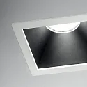 Ideal Lux Plafondinbouwarmatuur GAME TRIM SQUARE 84MM hoekig, stijf, UGR < 19, on/off IP40/IP20, zwart, wit 
