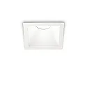 Plafondinbouwarmatuur GAME TRIM SQUARE 84MM hoekig, stijf, UGR < 19, on/off IP40/IP20, wit 