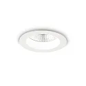 LED recessed spot BASIC ACCENT, IP44, Ø 10.3cm, 10W 3000K 1000lm 45°, matt white