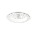 LED recessed spot BASIC ACCENT, IP44, Ø 14.4cm, 20W 3000K 1900lm 52°, matt white