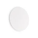 Wandarmatuur COVER ROUND IP20, wit, gepoedercoat