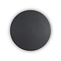 Wandarmatuur COVER ROUND indirect IP20, opaal, zwart, gepoedercoat