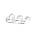 LED wall / ceiling luminaire OBY, 3 flames, 18W 3000K 1200lm, adjustable, white