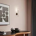 Pendant luminaire EQUINOXE, 12 flames, incl. G4 2W 3000K, metal / clear glass
