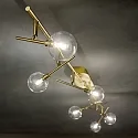 Ideal Lux Wand- en plafondarmatuur MARACAS 6-vlams G4 IP20, helder, messing geborsteld