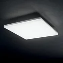 Ideal Lux Wandarmatuur voor buitenshuis MIB SQUARE IP65, opaal, wit, gepoedercoat