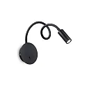 Wandarmatuur FOCUS-2 met flexibele arm IP20, zwart