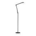 Staande lamp FUTURA met scharnierende arm IP20, zwart