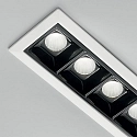 Inbouwdownlight LIKA FI TRIM D14 5-vlams, on/off, met Randstroken, UGR < 16 IP20, wit mat 