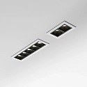 Inbouwdownlight LIKA FI TRIM D14 5-vlams, on/off, met Randstroken, UGR < 16 IP20, wit mat 