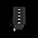 Inbouwdownlight LIKA FI TRIMLESS D14 5-vlams, flush, on/off, UGR < 16 IP20, glanzend, zwart 