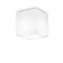 Wandarmatuur voor buitenshuis LUNA MEDIUM E27 IP44, opaalwit