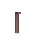 Outdoor floor luminaire SIRIO SMALL, IP44, 60cm, 2x G9, aluminium / pyrex glass, coffee brown