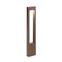Staande armatuur voor buiten VEGA G9 IP44, transparant, Koffie bruin, gepoedercoat