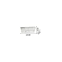 Ideal Lux Plafondarmatuur MARTINEZ 8-vlams E14 IP20, goud, kristalhelder