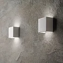 Ideal Lux Wandarmatuur FLASH GESSO SMALL overschilderbaar G9 IP20, wit, overschilderbaar